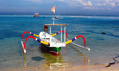 traditional-motorized-jukung Bali Traditional Motorized Fishing Boat