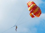 Parasailing at Tanjung Benoa Bali Photo